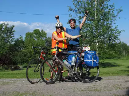 En vélo de Trois-Rivière à Québec