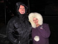 IMG 0413a  James and Debbie having fun trying on winter coats.