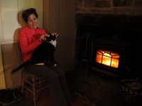 Journée de repos et de farniente. Lynn fait du bonding avec Fiston.