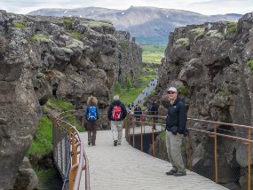 IMG_0717r Þingvellir - Chemin entre deux plaques tectoniques.