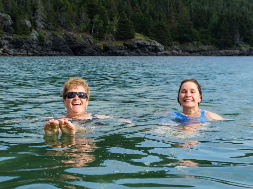 in Sandy Cove with Yvonne